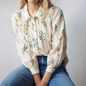 Adorable Peter-Pan Collar Button Front LC Lauren Conrad Shirt  Sz 2x